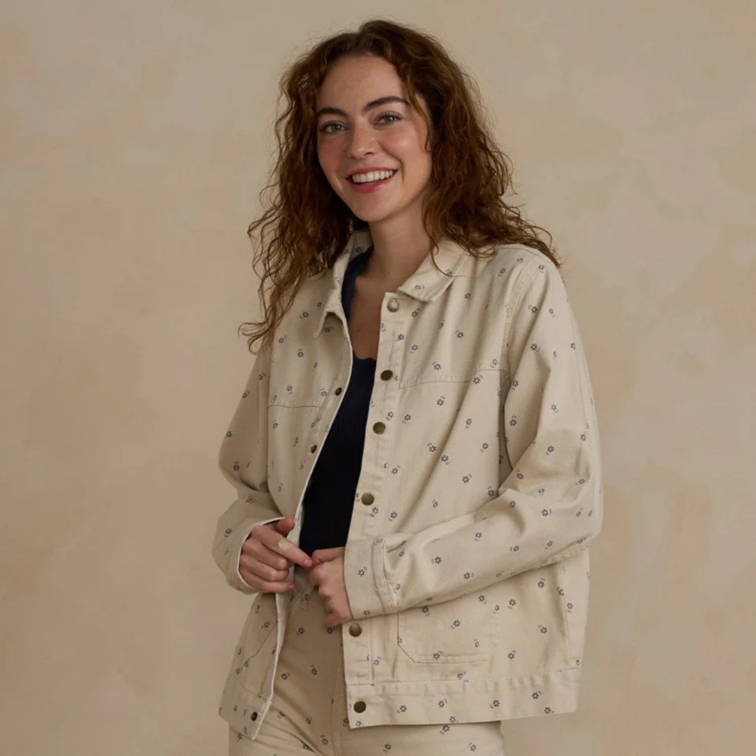 Veste de denim Blue Daisy | Rylee + Cru