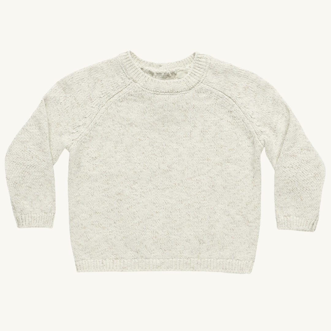 Ensemble tricot crème 0-3 mois | Quincy Mae
