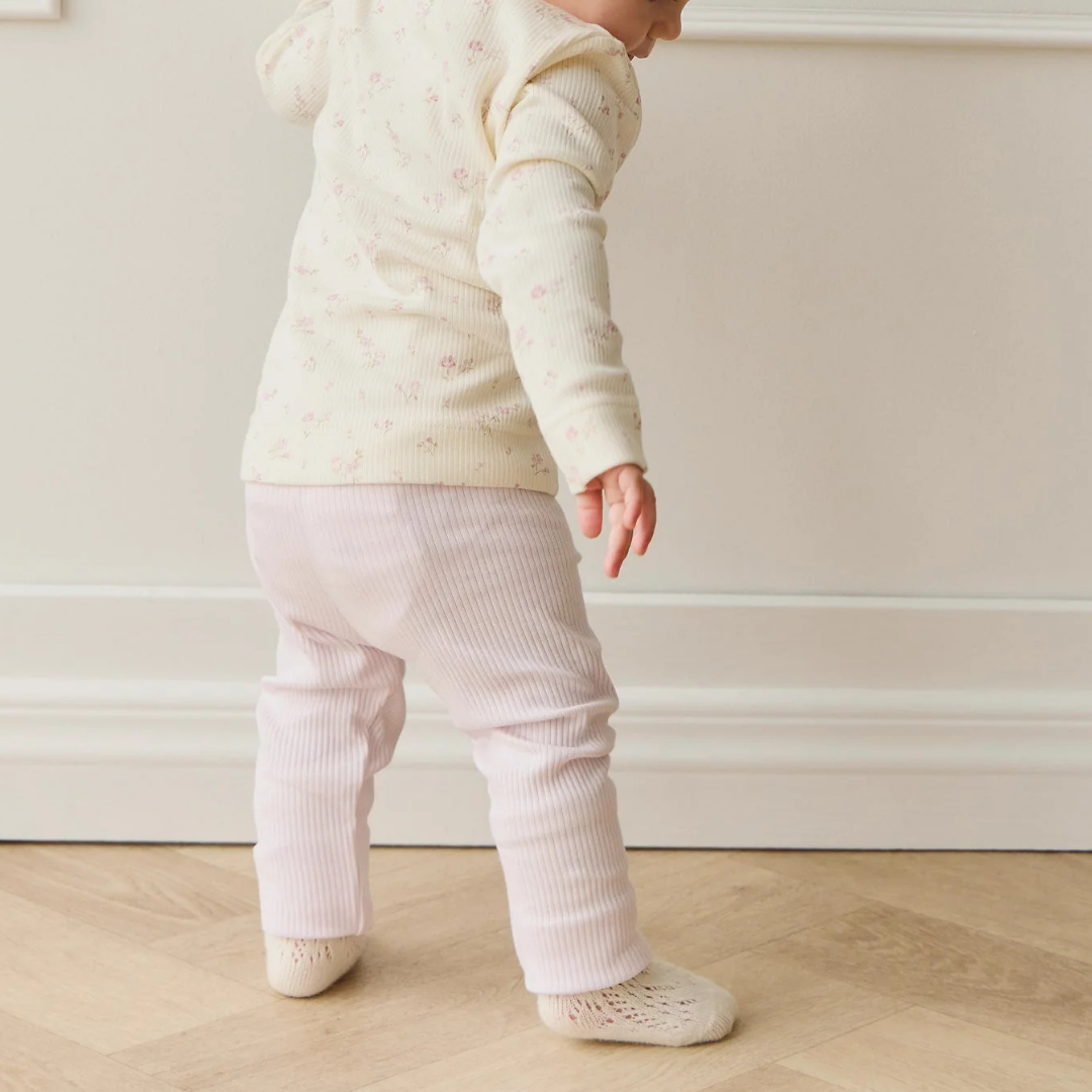 Fine Rib Caroline Egret 2 Pieces Set | Jamie Kay