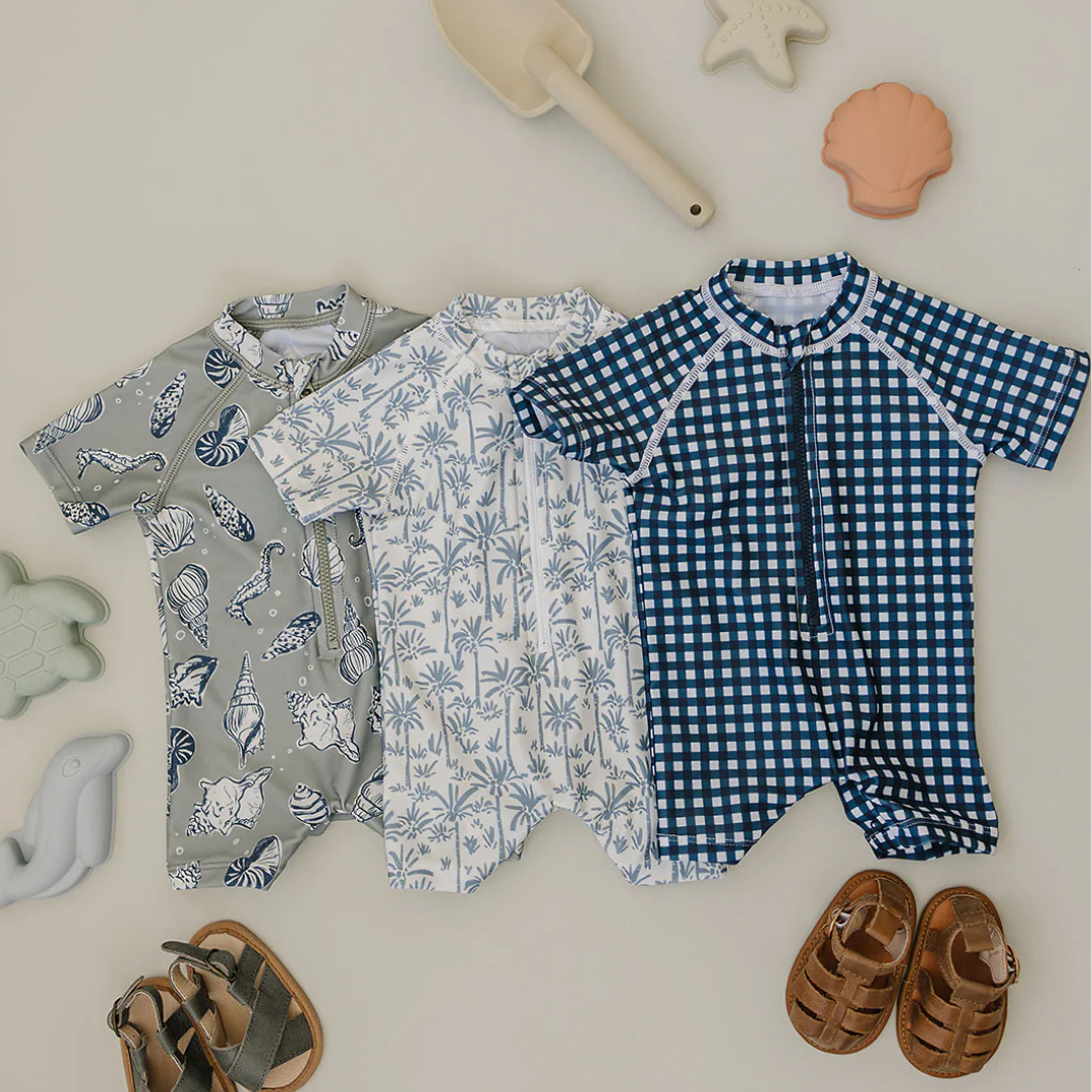 Palms Zipper Swimsuit | Mebie