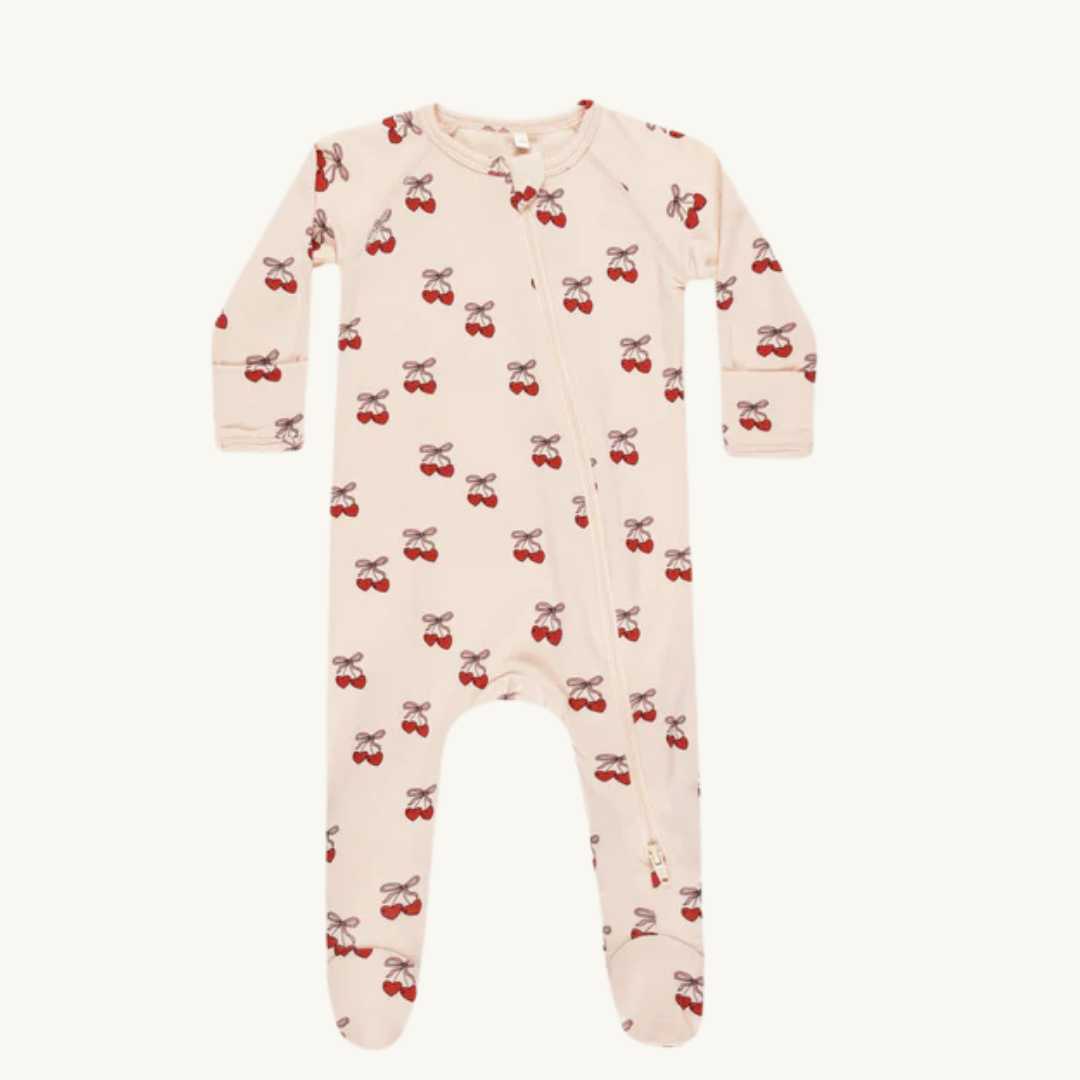 Pyjama bamboo Mon amour Zip | Quincy Mae