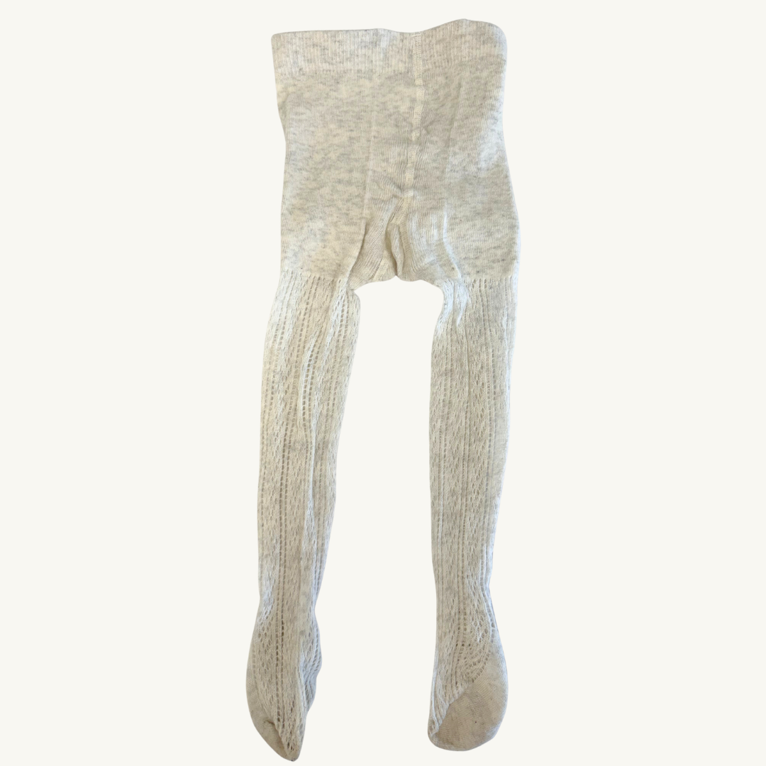 SH | Tights Oatmeal marle Jamie Kay 1-2Y