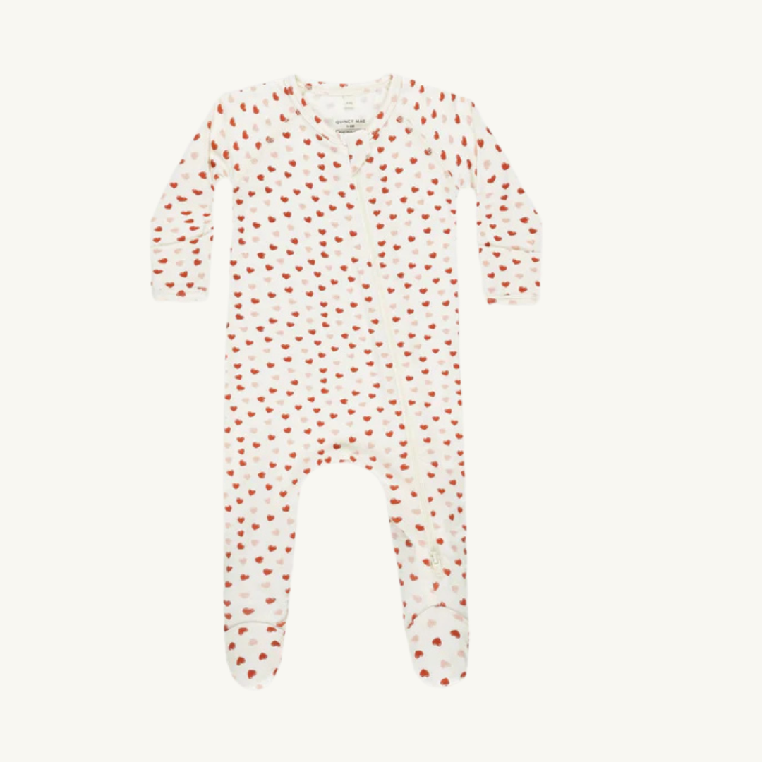 Pyjama bambou cœurs | Quincy Mae