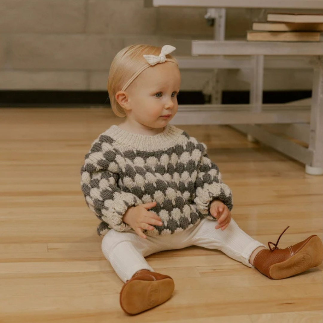 Tricot Slate 6-12 mois | Rylee + Cru