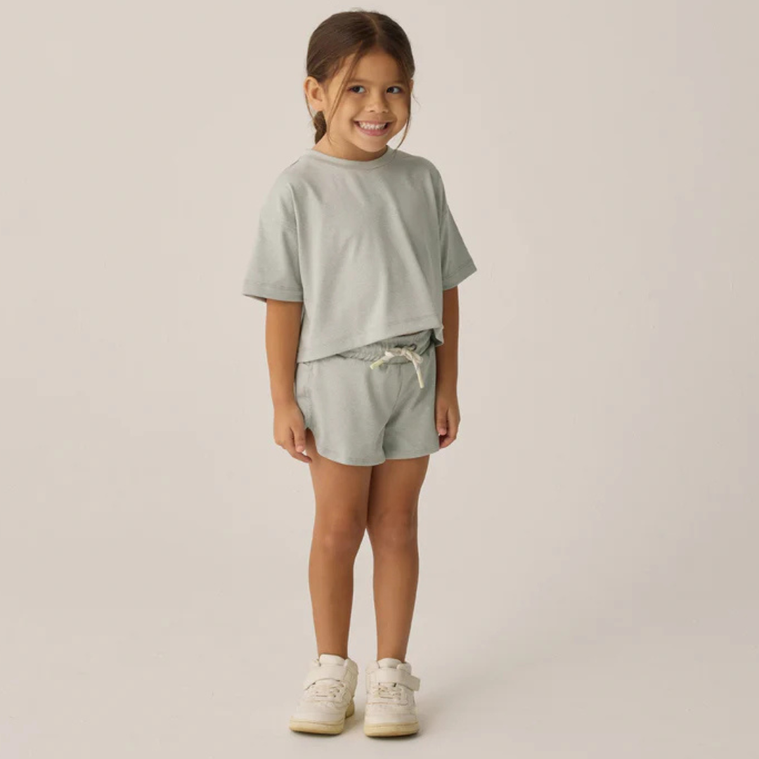 Ensemble short Heathered Seafoam | Rylee + Cru