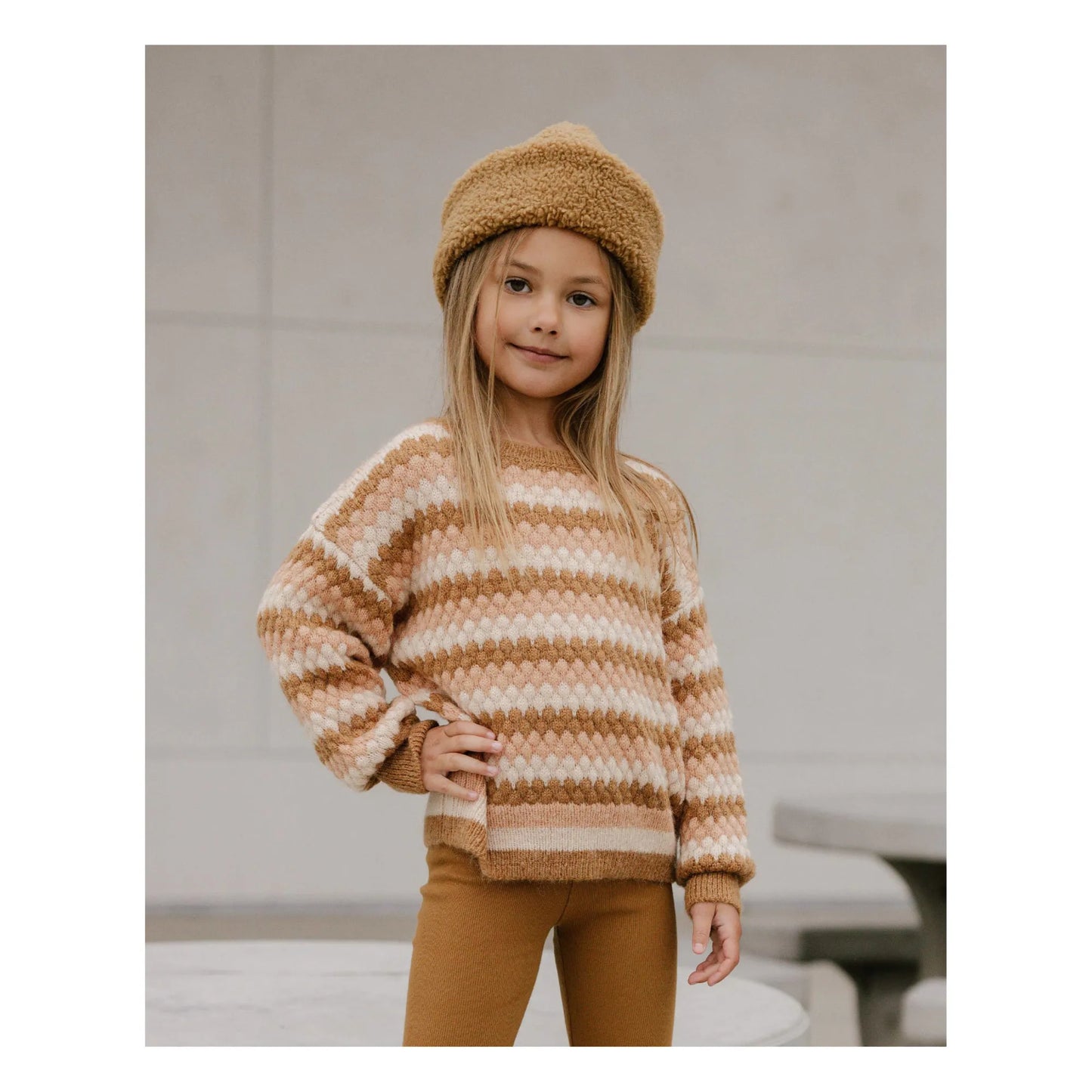 Chandail de tricot texturé | Rylee + Cru