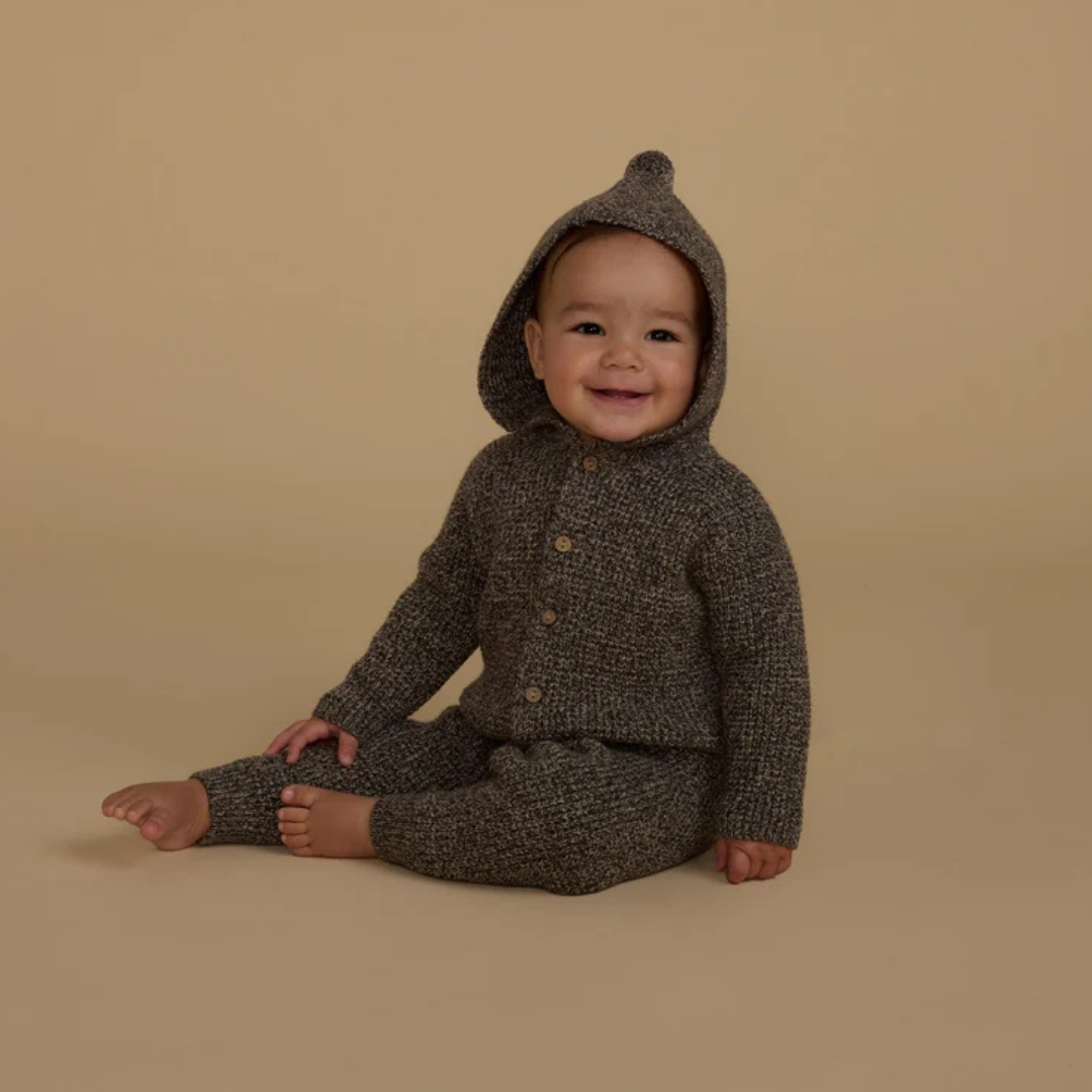 Cardigan Tassel Charcoal | Rylee + Cru