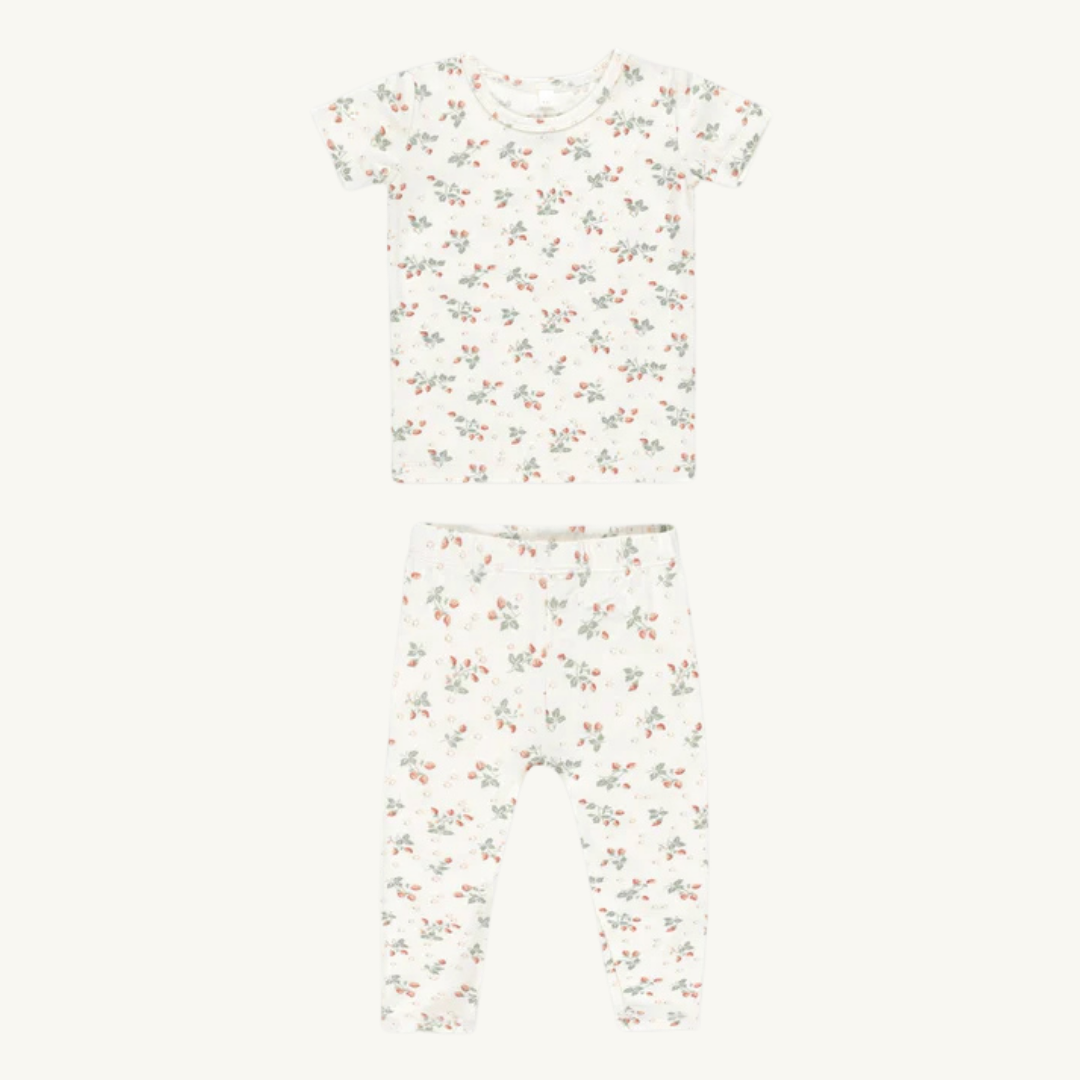 Ensemble bambou fraises | Quincy Mae