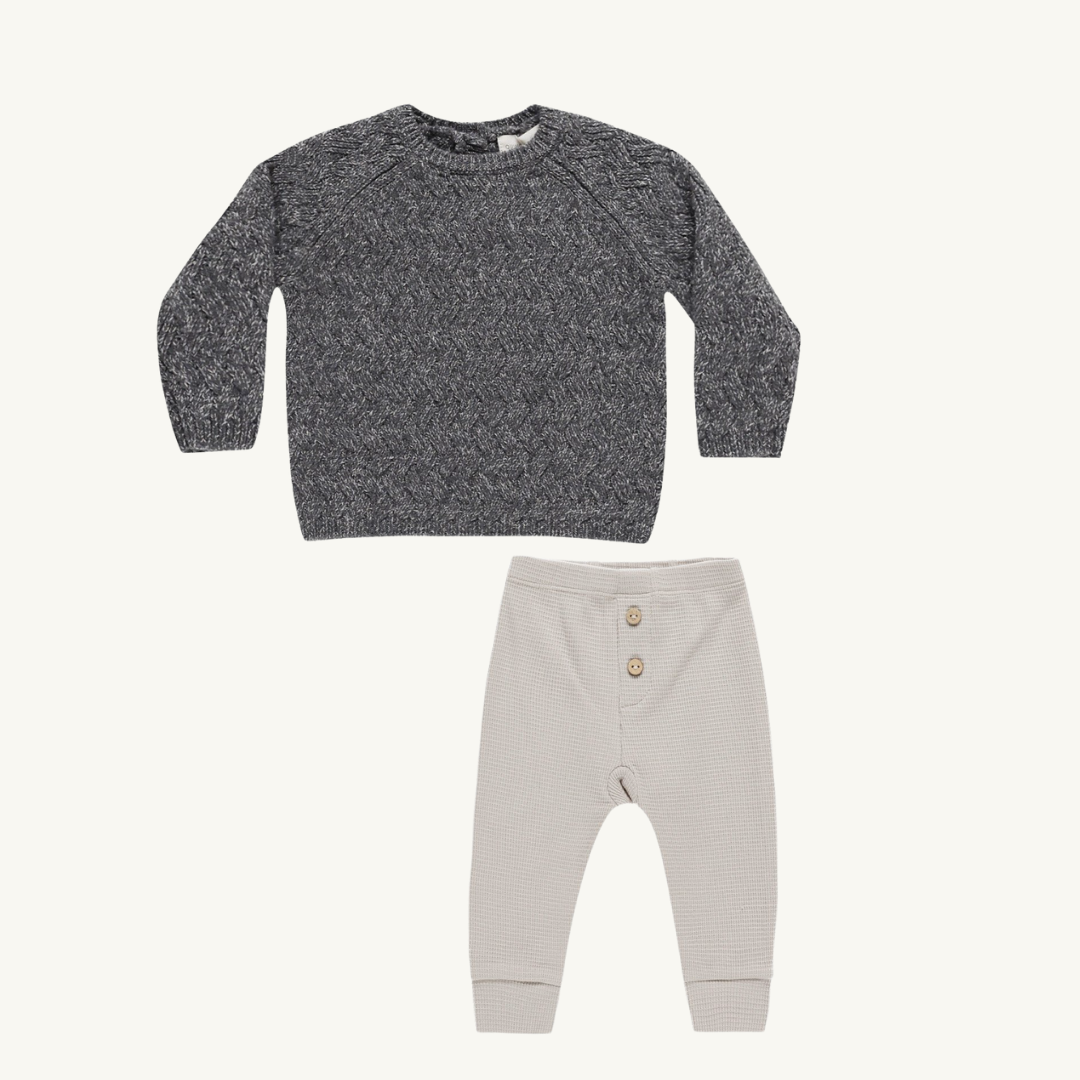 Ensemble tricot indigo | Quincy Mae