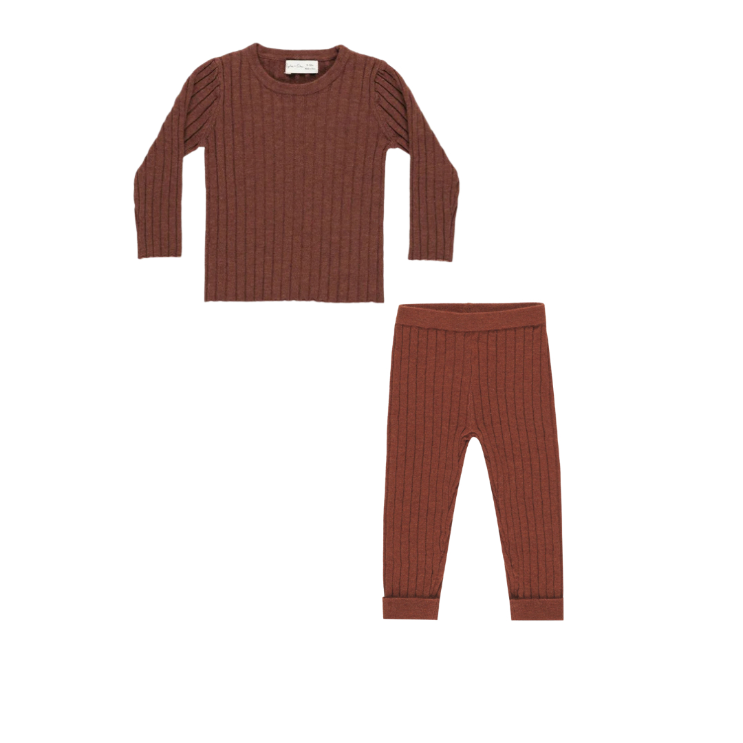 Ensemble tricot brick 12-18M | Rylee + Cru
