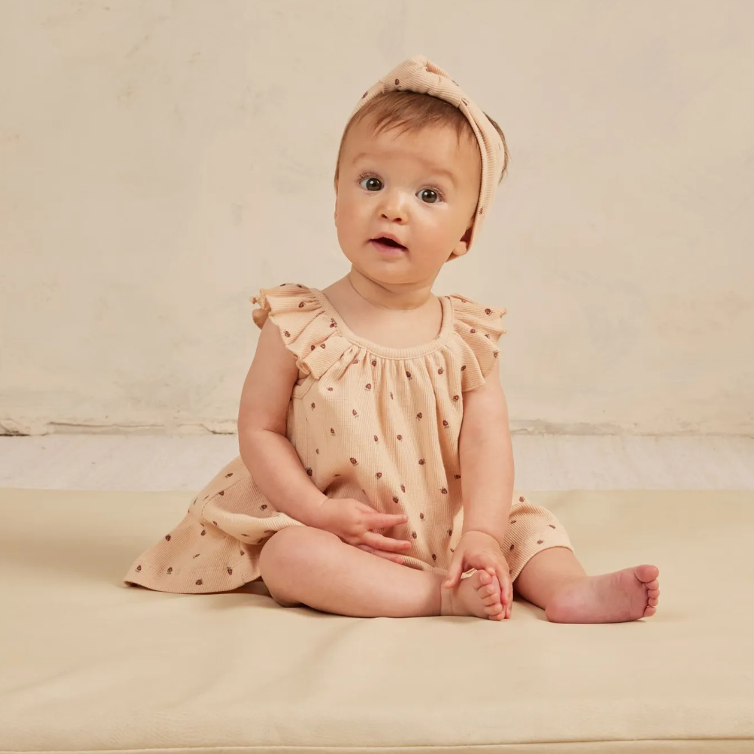 Robe et bloomer fraises 2-3 ans | Quincy Mae