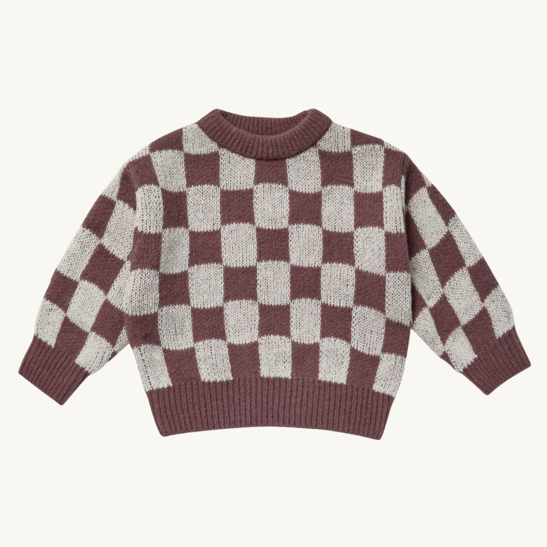 Ensemble tricot plum 18-24M | Rylee + Cru