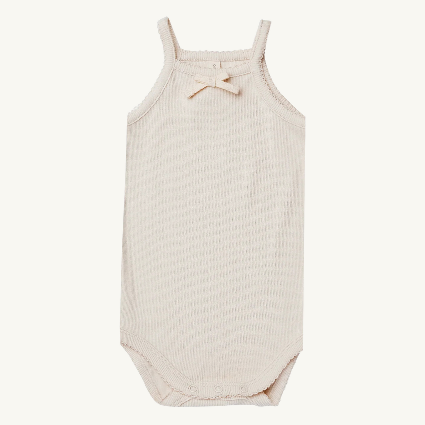 Cream Camisole Bodysuit | Quincy Mae
