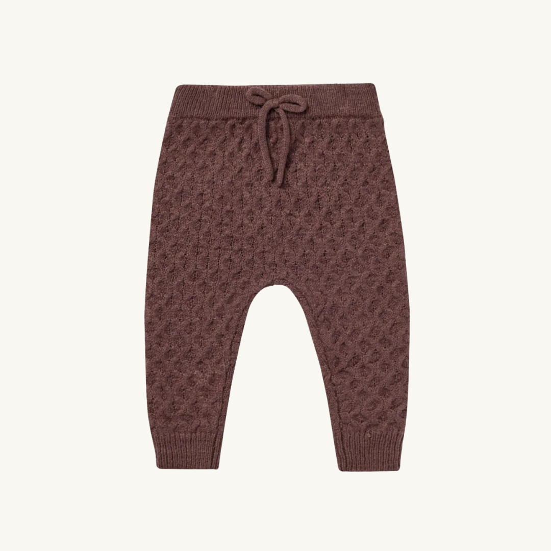 Ensemble tricot plum 18-24M | Rylee + Cru