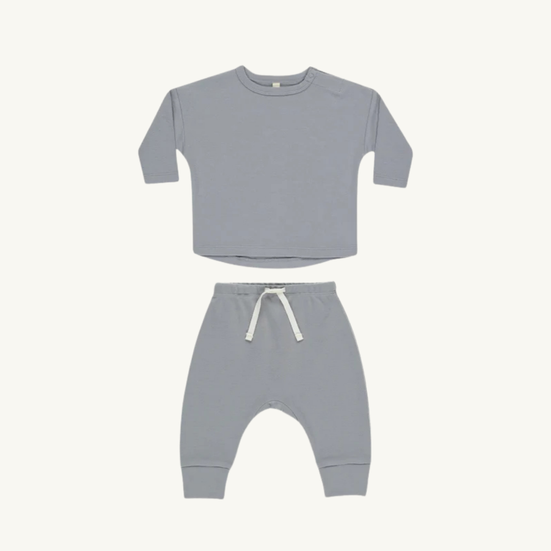 Ensemle cotton bio bleu | Quincy Mae