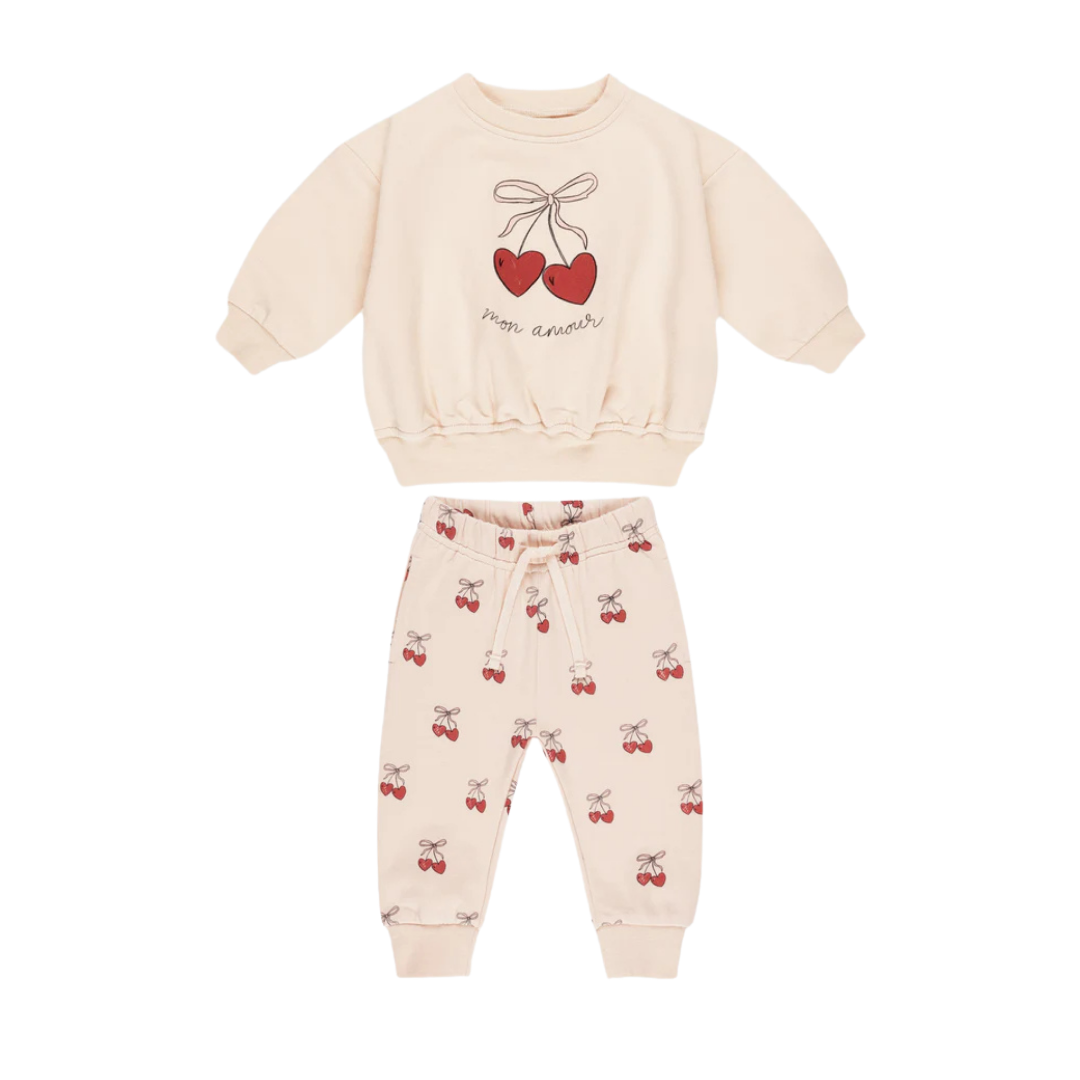 Ensemble sweat Mon amour | Quincy Mae