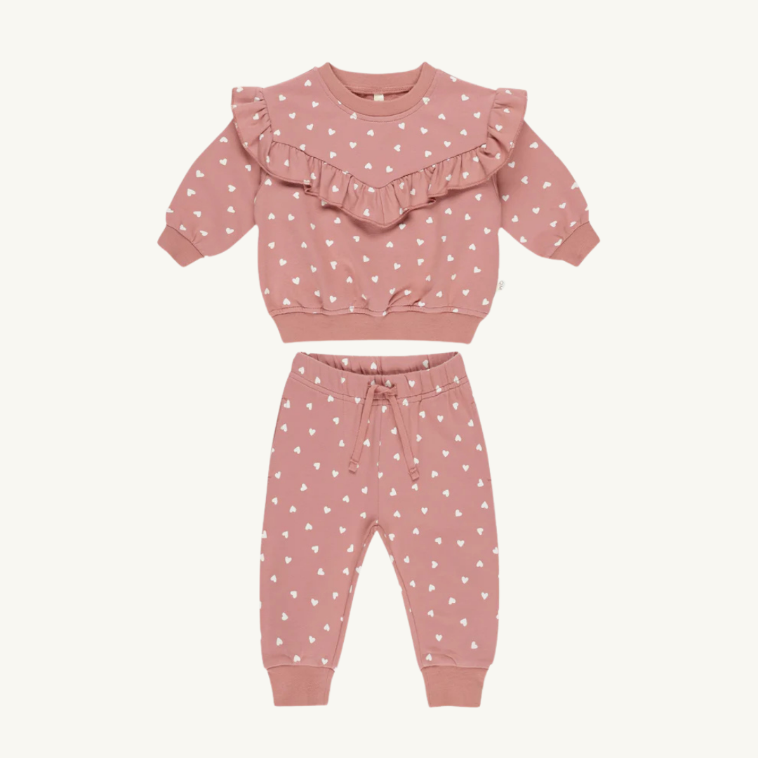 Ensemble sweat coeurs | Quincy Mae