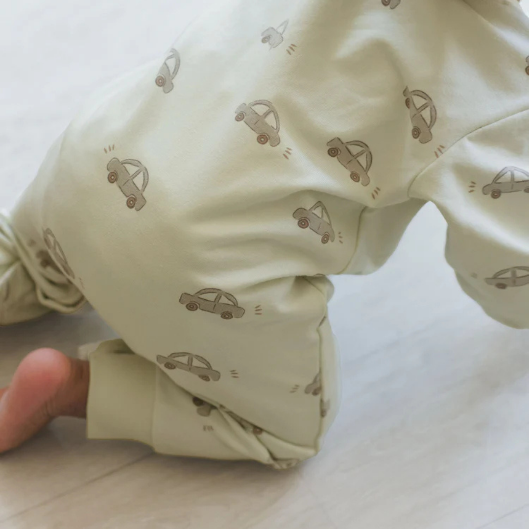 Jumpsuit sauge voitures | Quincy Mae