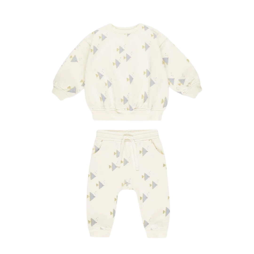 Ensemble sweat Poissons Ange | Rylee + Cru