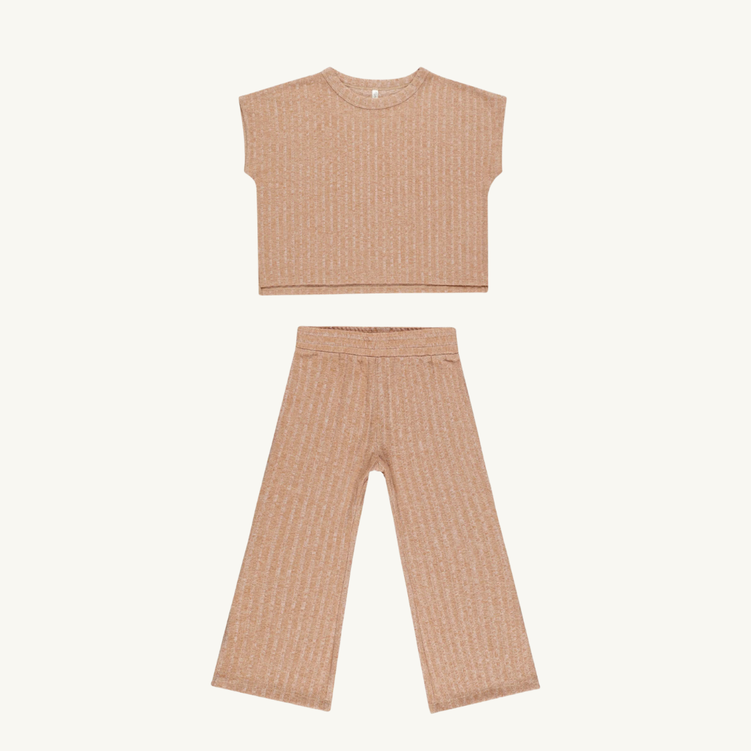 Cozy Knit set Grapefruit 4-5 ans | Rylee + Cru