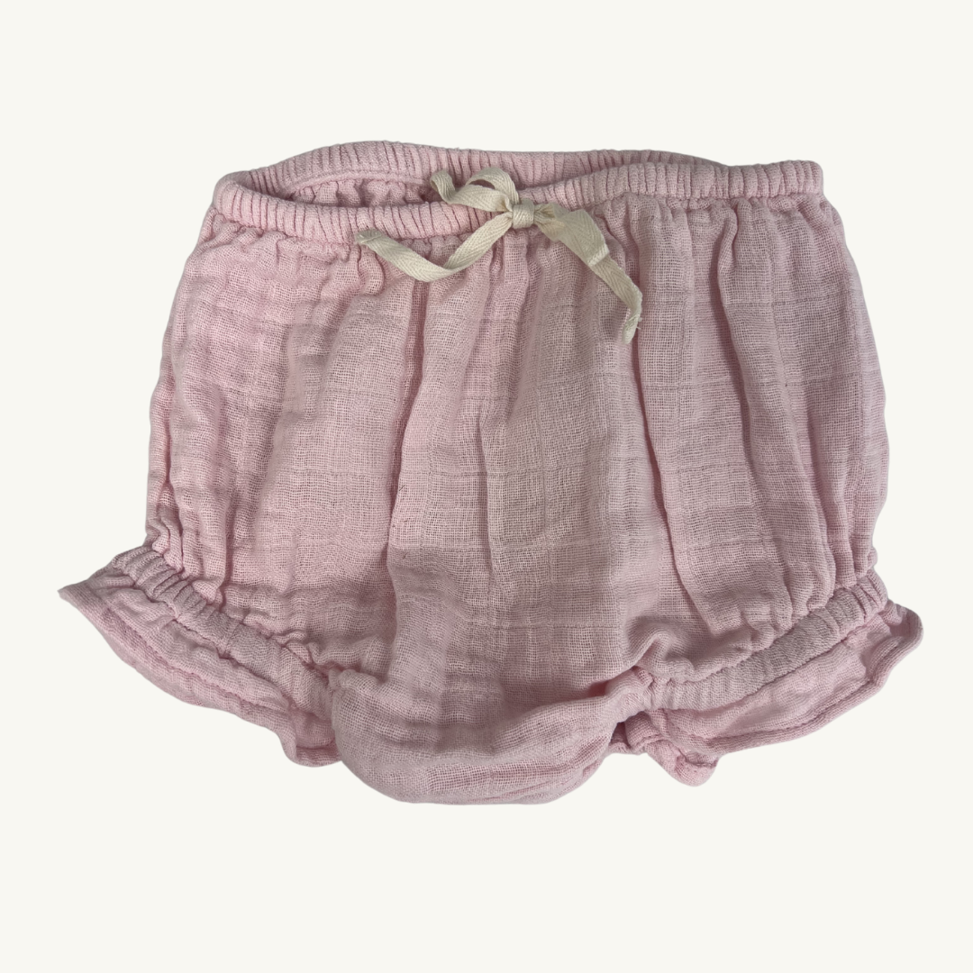 SH | JK pink frill Muslin bloomer 2Y