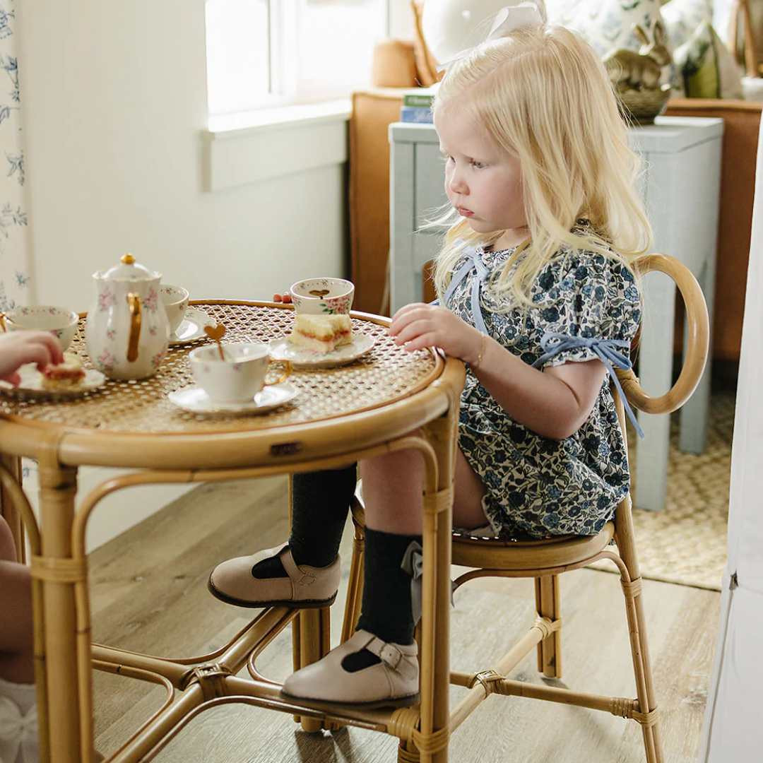 Ensemble bloomer bleu floral | Mebie Baby