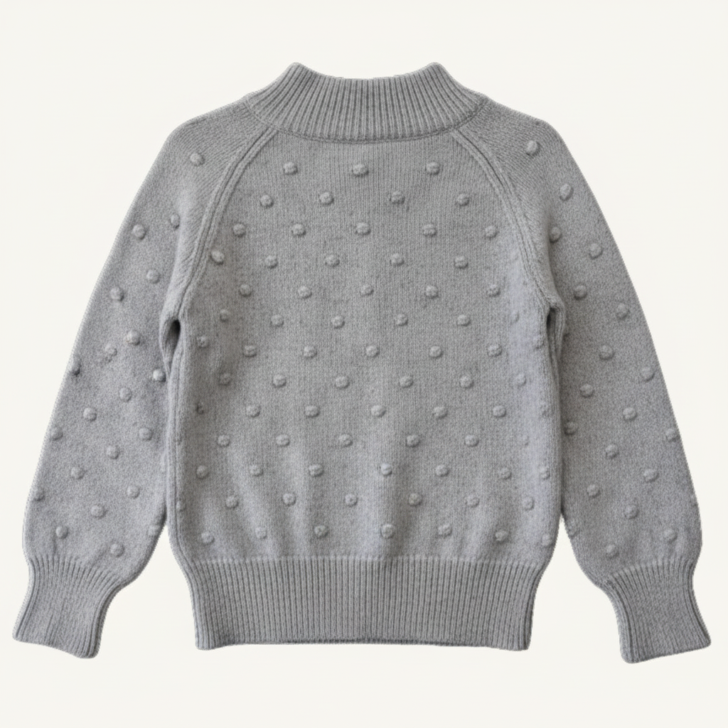 SH | Jaime Kay Dotty knit sweater speckled pink 4Y