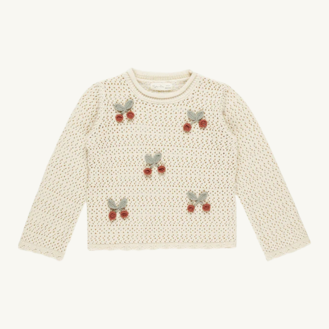 Cherries Sweater | Rylee + Cru