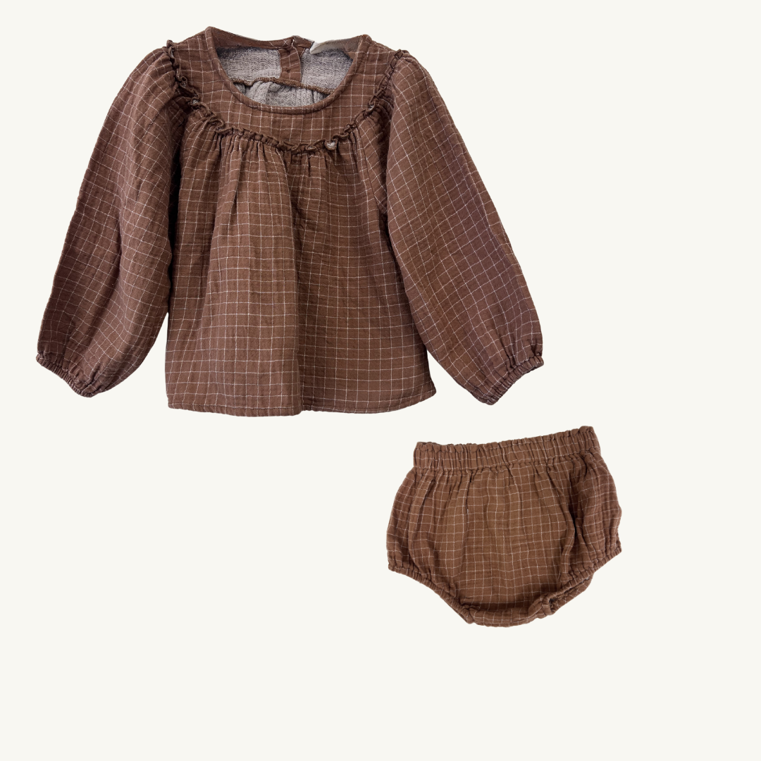 SM | Quincy Mae Shirt and Bloomer set 2-3Y