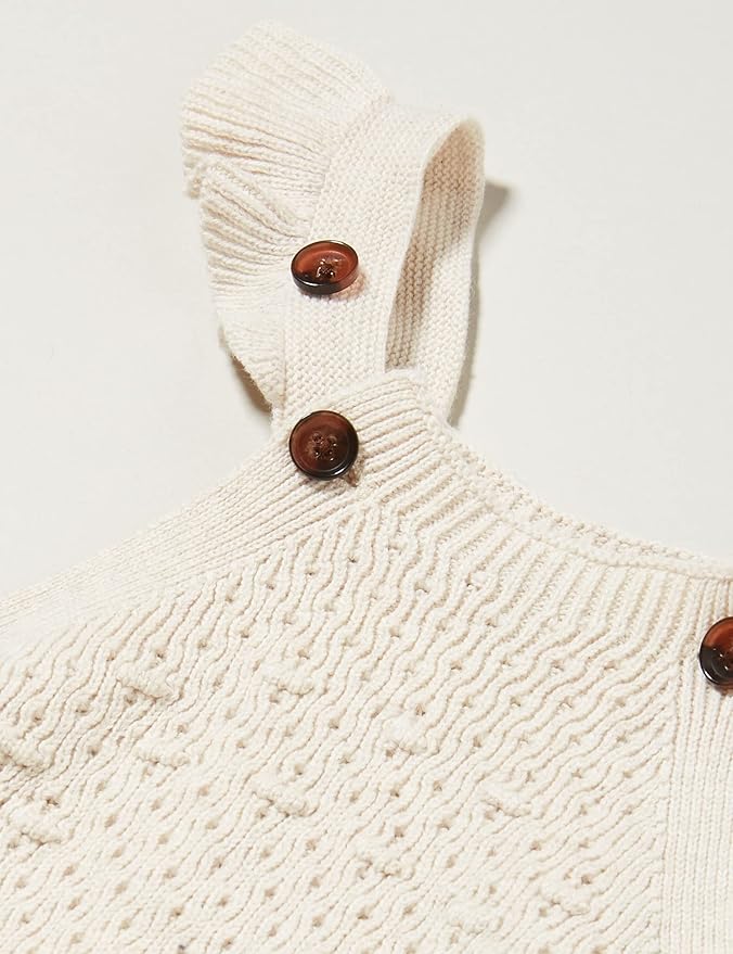 Beige knitted overalls | Noppies
