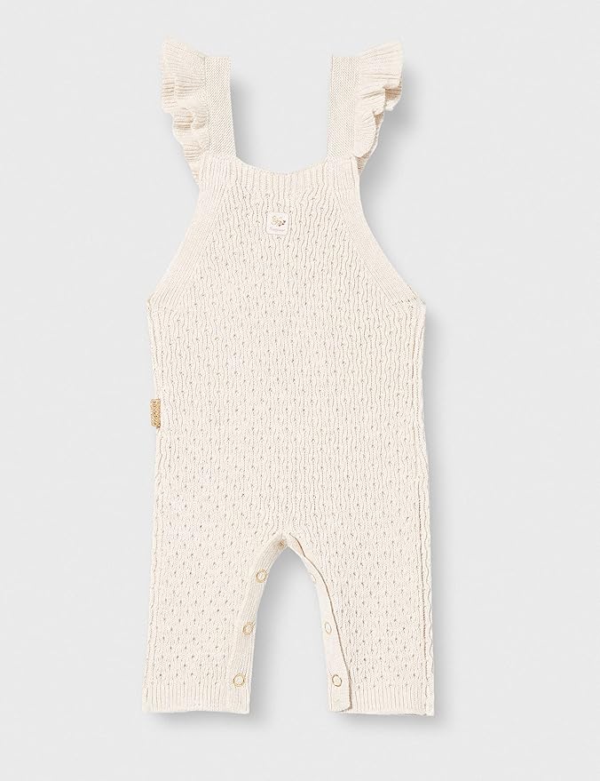Beige knitted overalls | Noppies