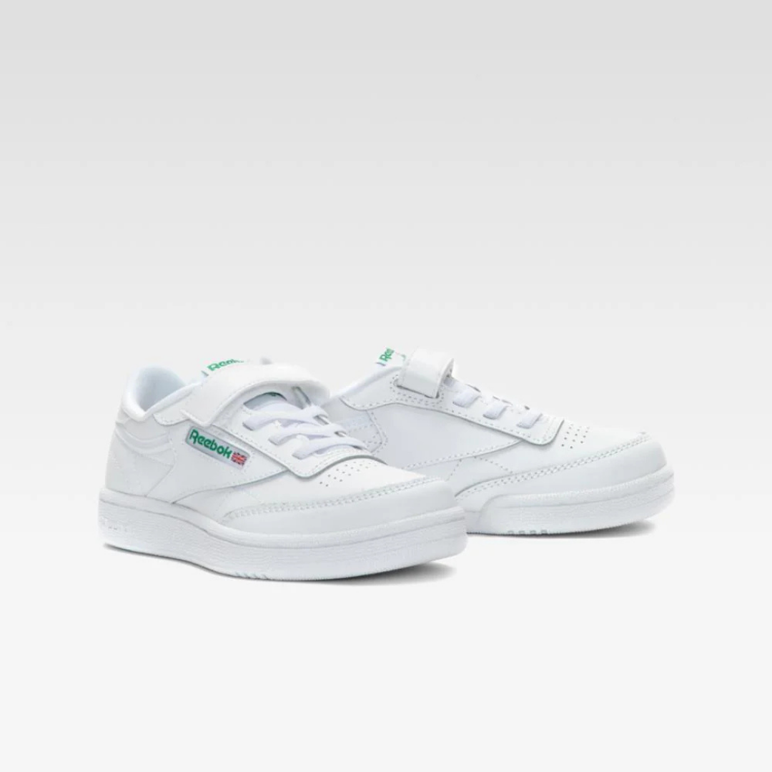 Chaussures Reebok club C pour enfant à velcro