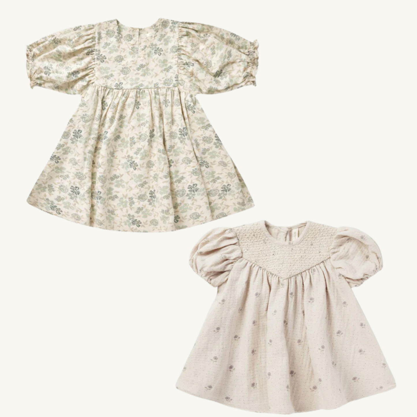 Lot de robes crème 18-24 mois | Quincy Mae