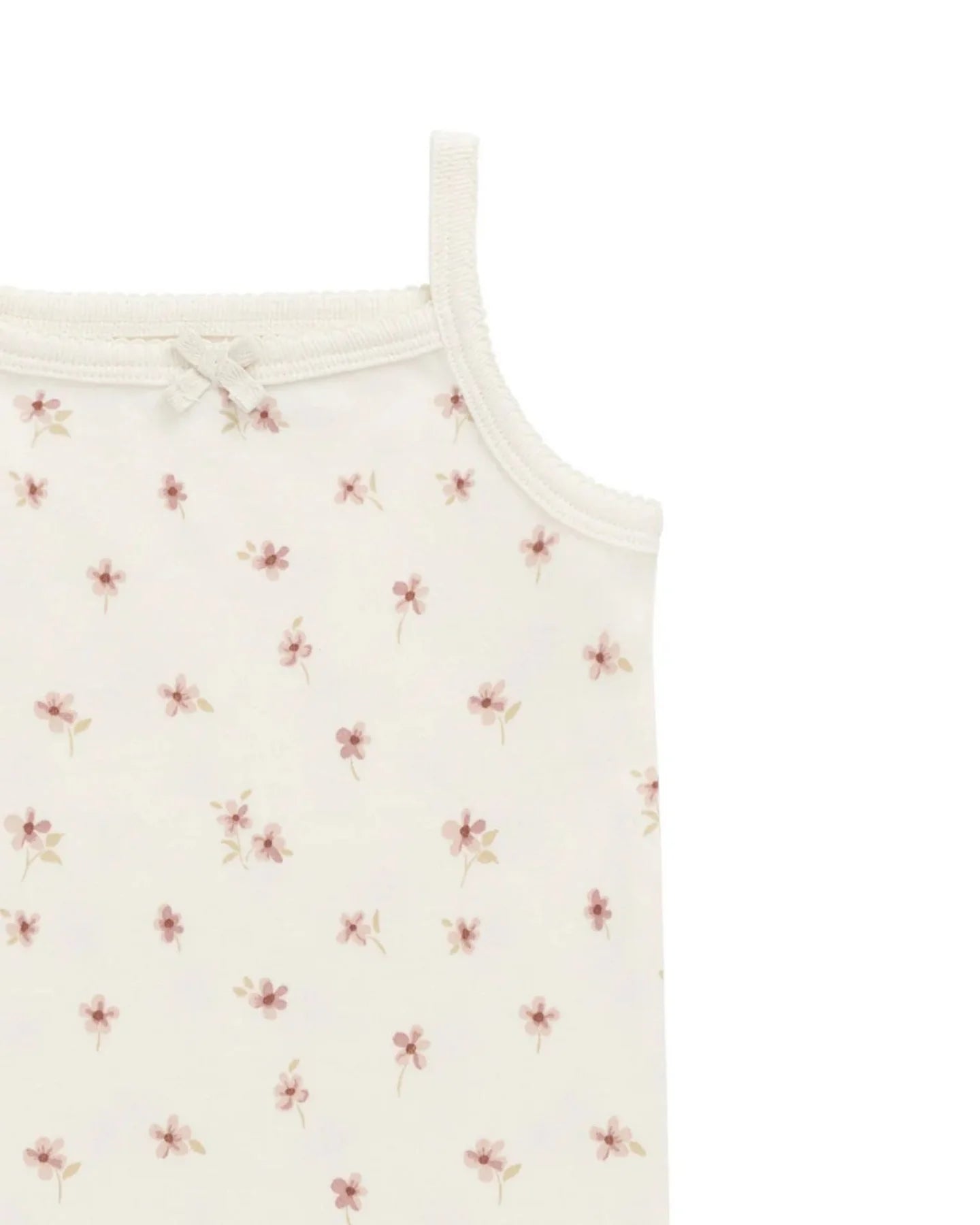 Singlet Simple Flowers Egret | Jamie Kay
