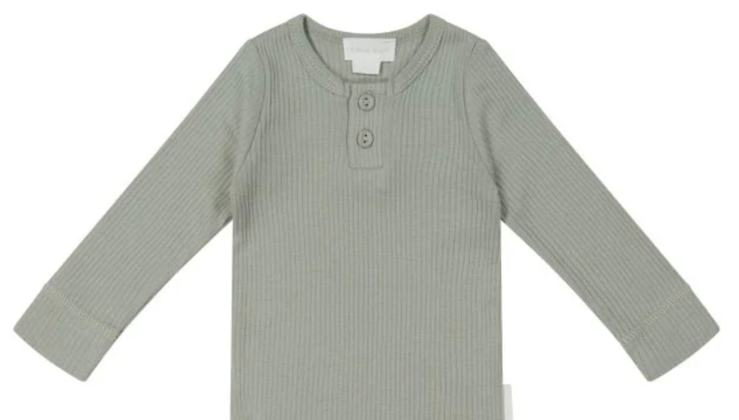 Modal long Sleeve Tee Sage| Jamie Kay