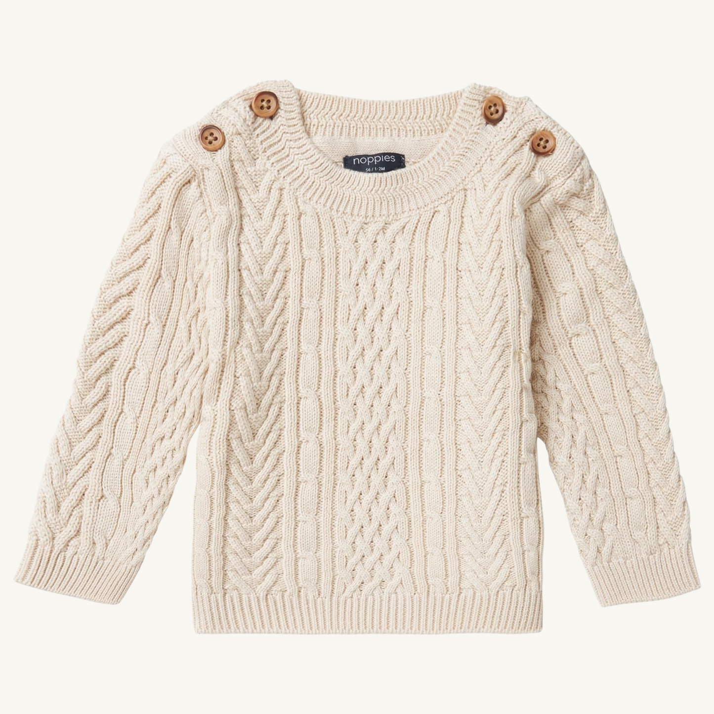 Tricot tressé crème | Noppies