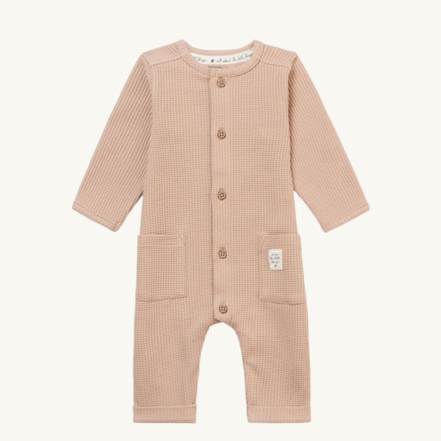 Combinaison gaufrée beige | Noppies