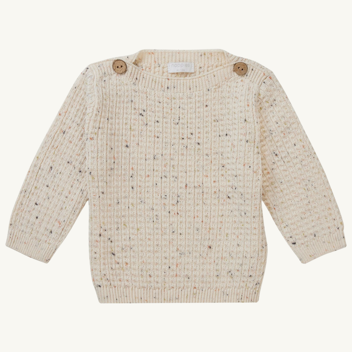 Tricot crème tacheté | Noppies