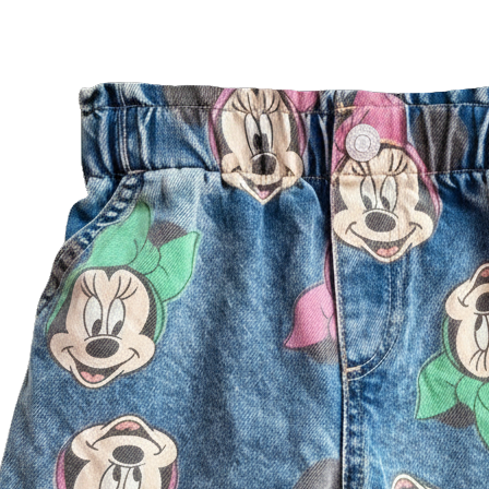 Cream denim shorts | Coniglio