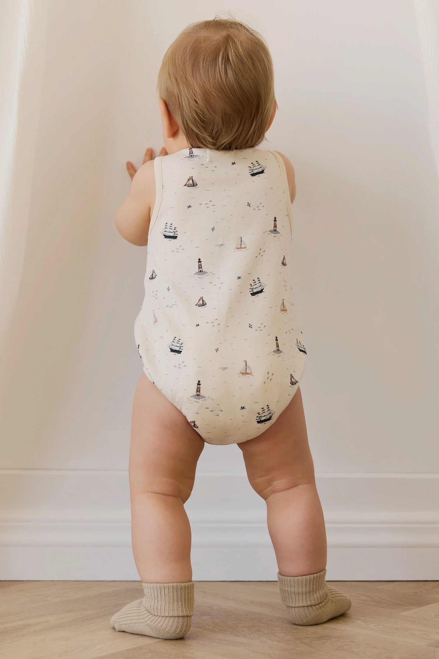 Archie Playsuit - Sailing Day | Jamie Kay