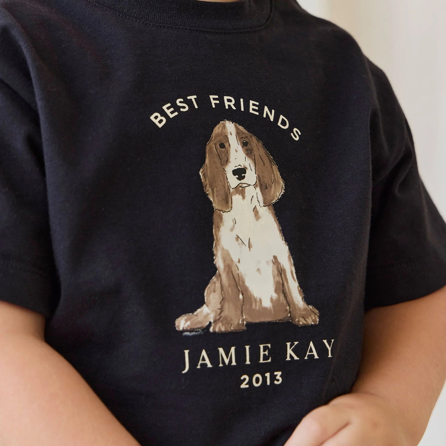 Bjorn Tee - Dark Navy Best Friends | Jamie Kay