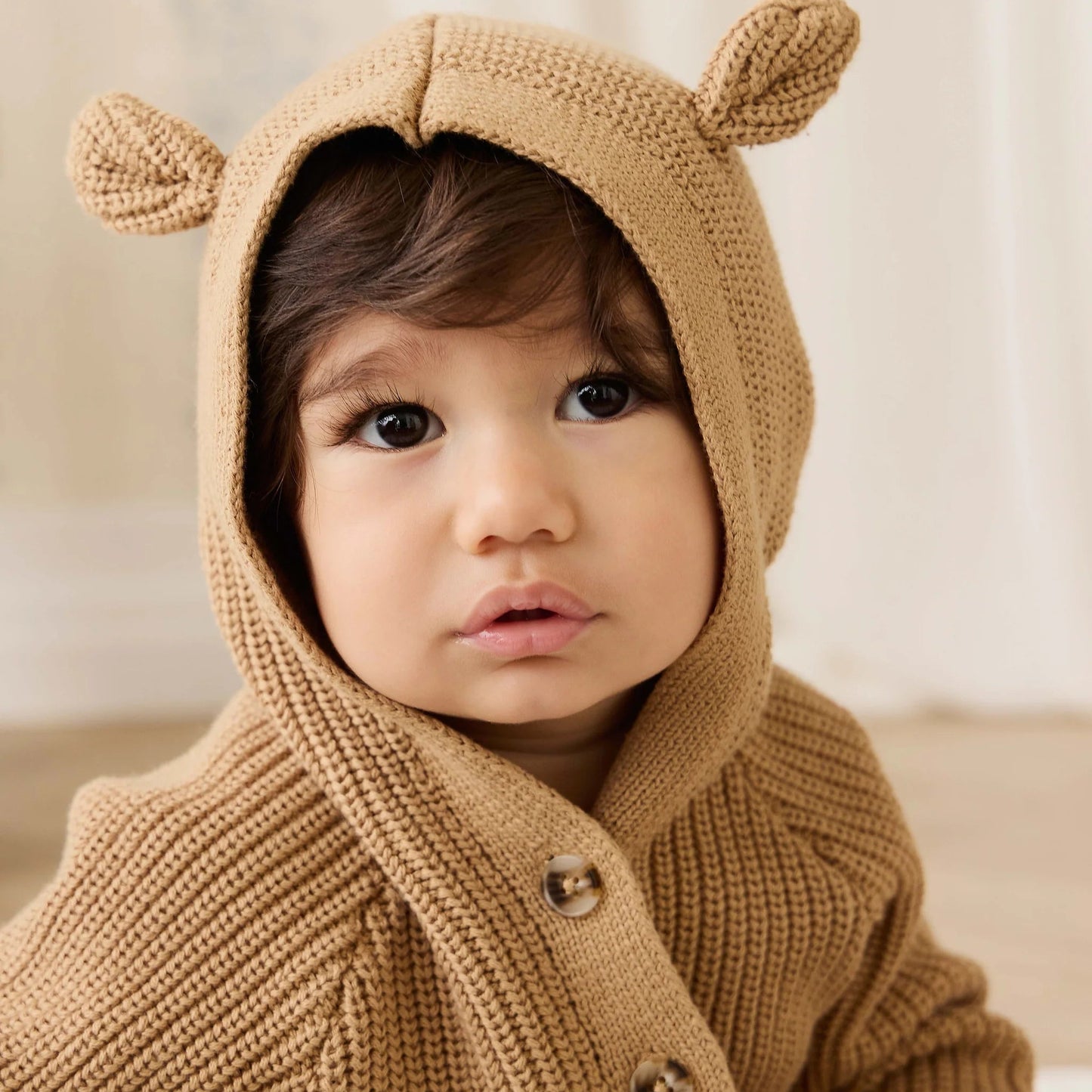 Bear Cardigan - Tawny Brown | Jamie Kay