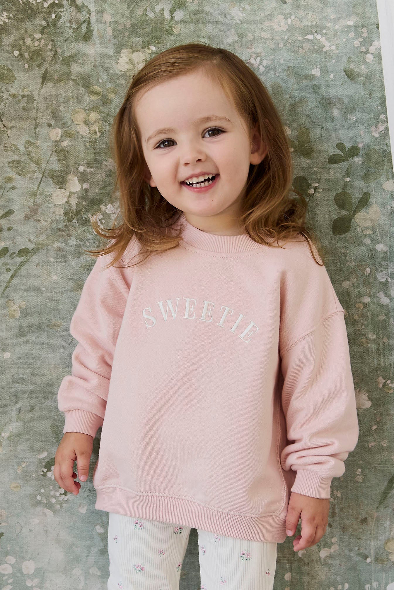 Rhea Sweatshirt - Cloud Pink Sweetie | Jamie Kay