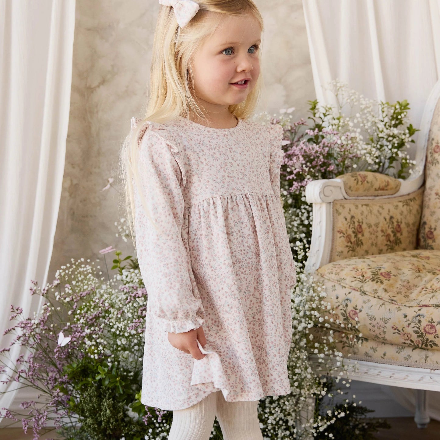 Frankie Dress - Posy Milk | Jamie Kay