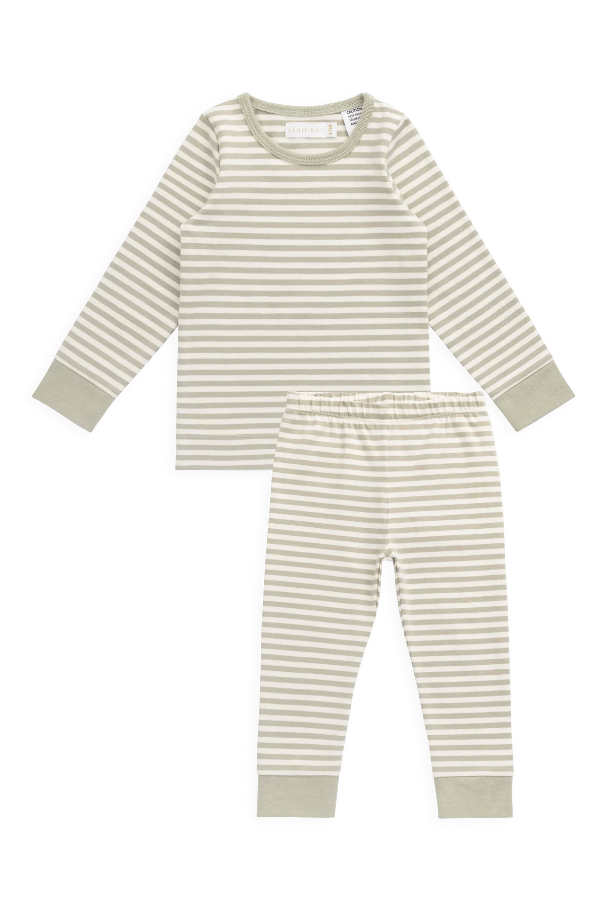 Amory Long Sleeve Pajama Set - Narrow Stripe | Jamie Kay