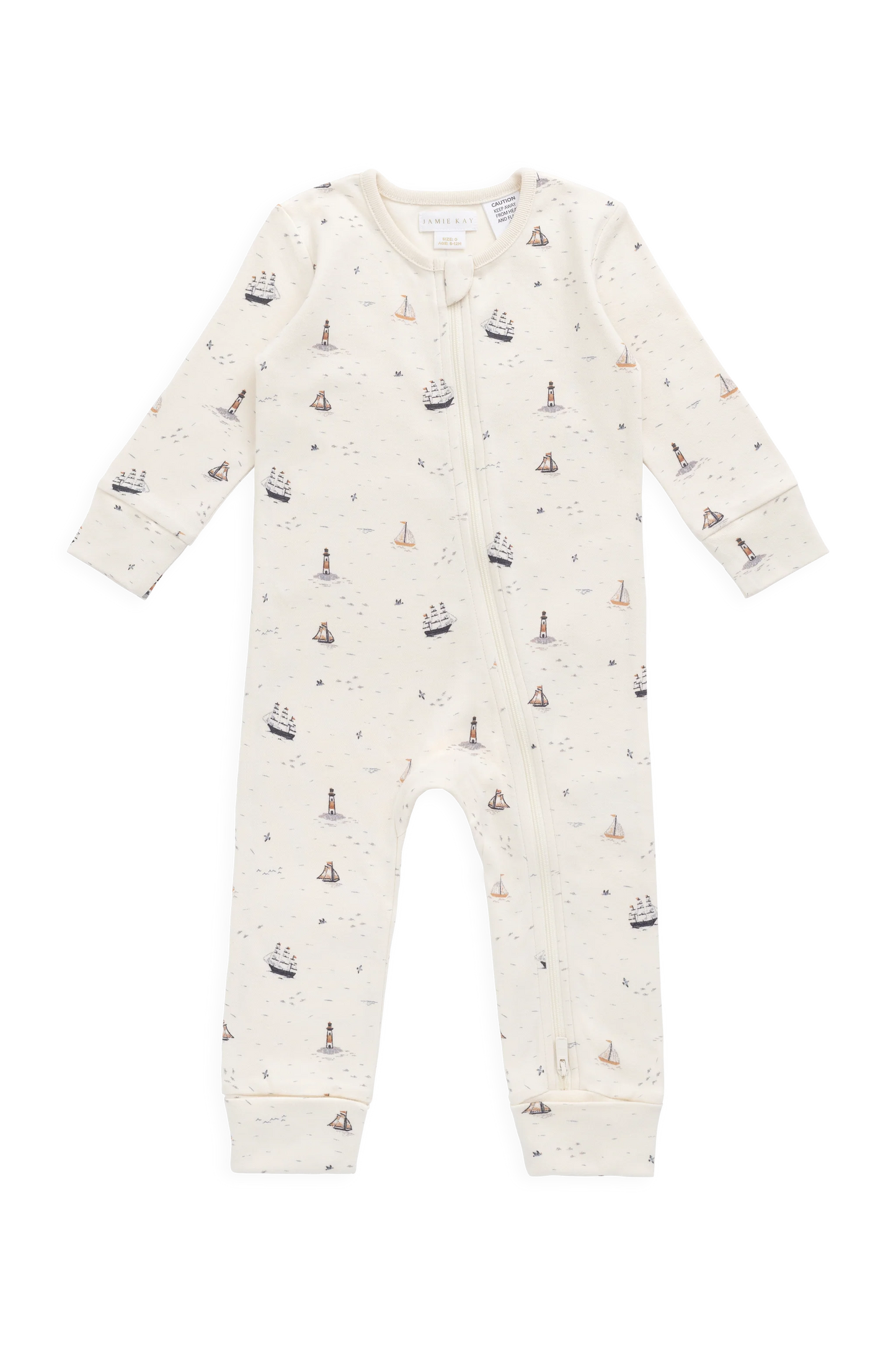 Reese Zip Onepiece - Sailing Day
