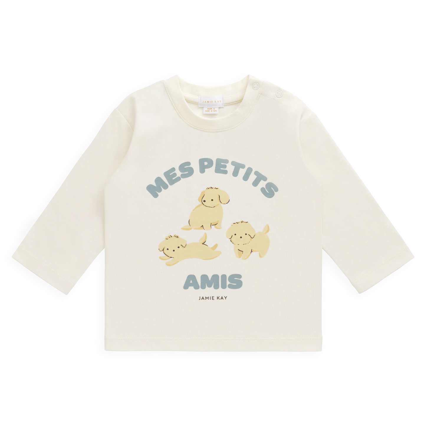 Marshall Long Sleeve Top - Pristine | Jamie Kay