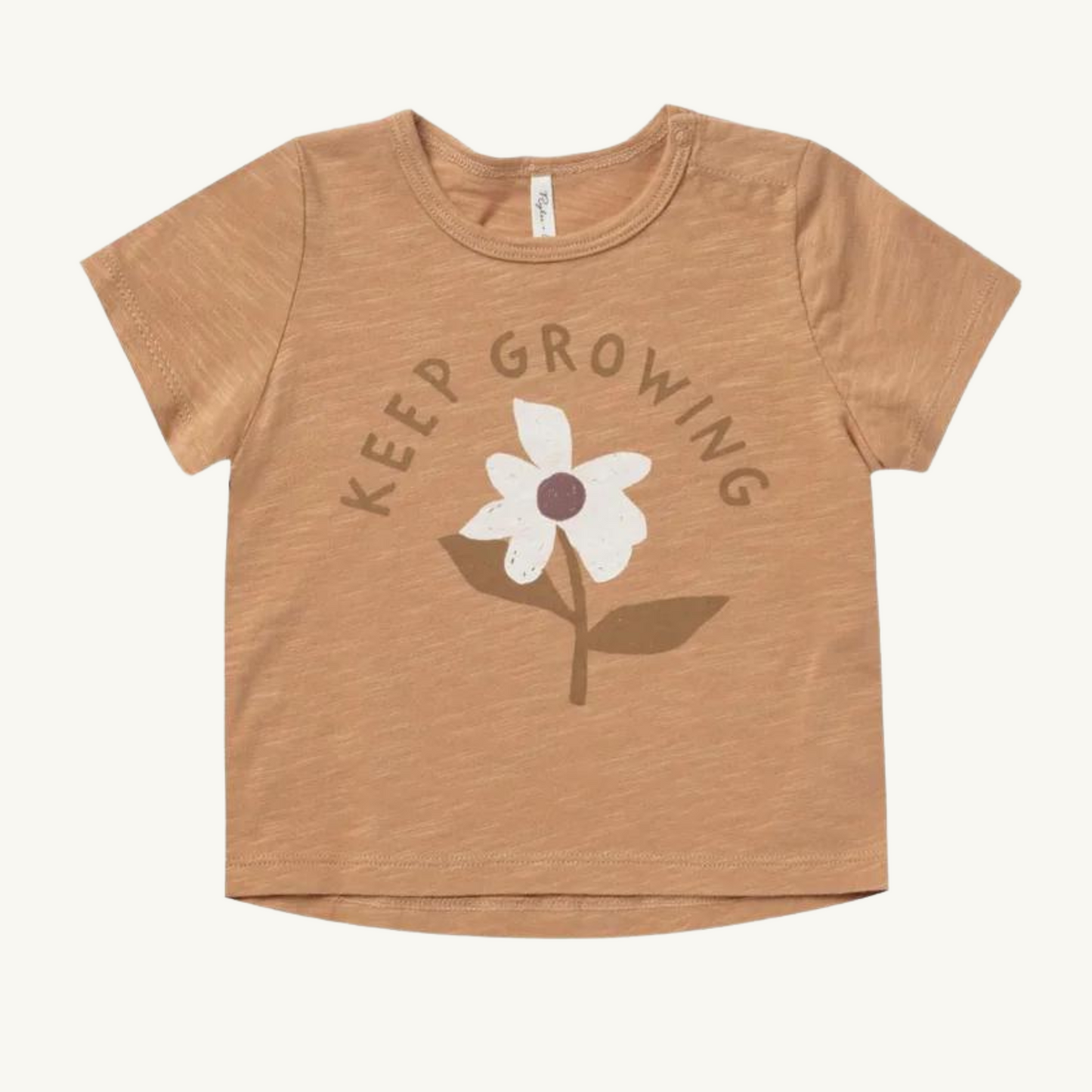 Tee-shirt à manches courtes fleur | Rylee +Cru