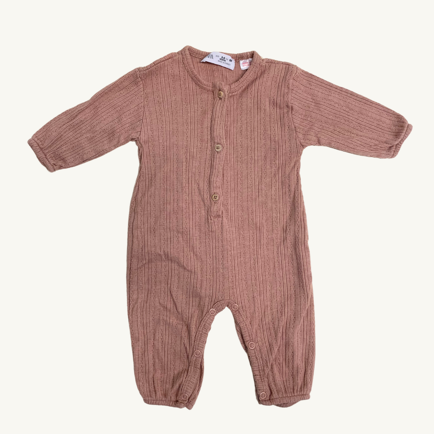 SM | Combinaison Zara pointelle 3-6 mois