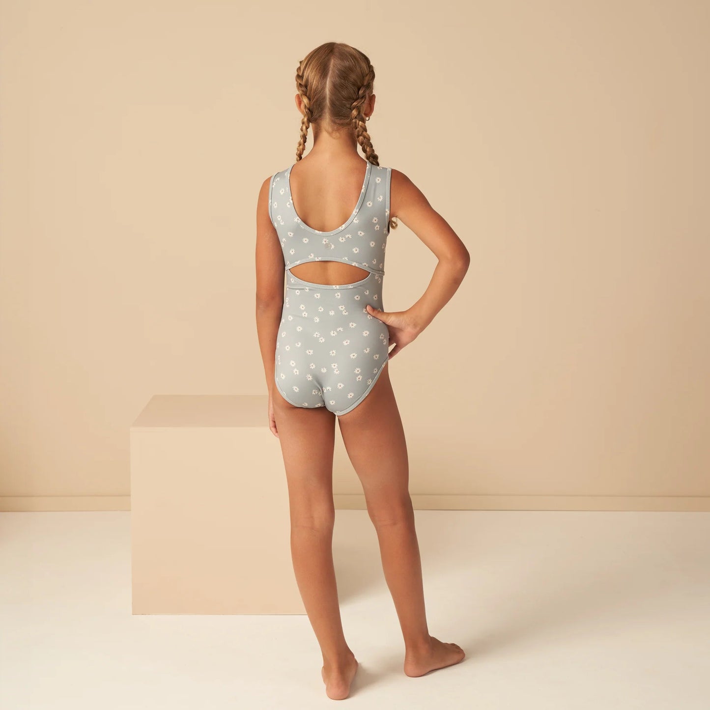Leotard Blue Daisy 6-7 ans | Rylee + Cru